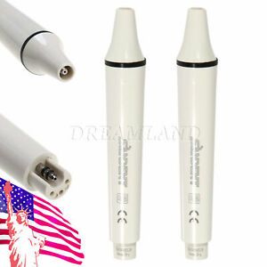 2*Dental Piezo Ultrasonic Scaler Handpiece For EMS Woodpecker Cavitron STEMS USA
