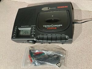 Sangean Versa Corder Dual Speed Cassette Recorder C.Crane Tested &amp; Working