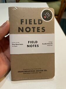 New Field Notes 10th Anniversary Sealed Set of 3 Memo Books FN-38