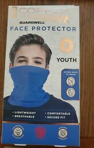 Face Mask Copper Fit Guardwell Face Protector Youth Mask Blue New