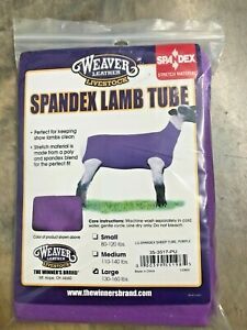 Weaver Livestock Spandex Lamb Tube - Large Purple