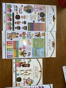 lot of 5 planner items , the happy planner and paperhouse