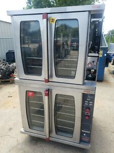 Two Lang Oven Chef Series Envirostar Untested As Is Units For Parts Electric