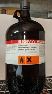 34851-4L Sigma-Aldrich Acetonitrile suitable for HPLC, gradient grade, 99.9%