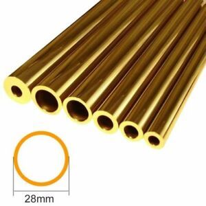 H62 Brass Tube Pipe Outer Diameter 28mm Different Wall Thickness Inner 25/18mm