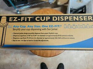 San Jamar EZ-Fit cup dispenser model C2410C