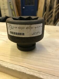 Williams heavy duty DR P/DR  socket 1” drive 2 3/16” 8 PT WMS 7-870 New