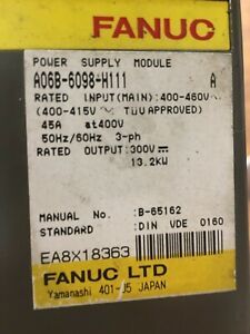 Fanuc A06B-6098-H111 Power Supply