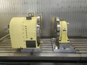 New Nikken CNC601B Rotary Table -  600mm table;  matching TAT-501 tail support
