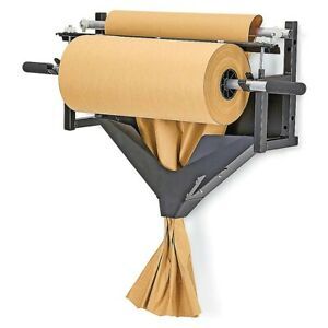 Kraft Paper Crumpler and Dispenser w/ Cutter for up to 24&#034; Width for Packageing