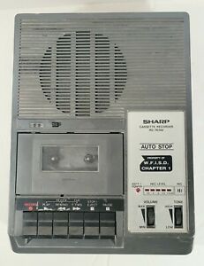 Sharp Professional Cassette Recorder With Built In Mic. Model RD-767AV Tested