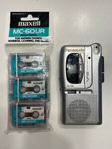 PANASONIC RN-405 Microcassette Recorder w/ Voice Activated System (VAS) JAPAN