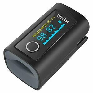 Wellue Fingertip Pulse Oximeter 60F, Blood Oxygen Saturation Monitor with Alarm,
