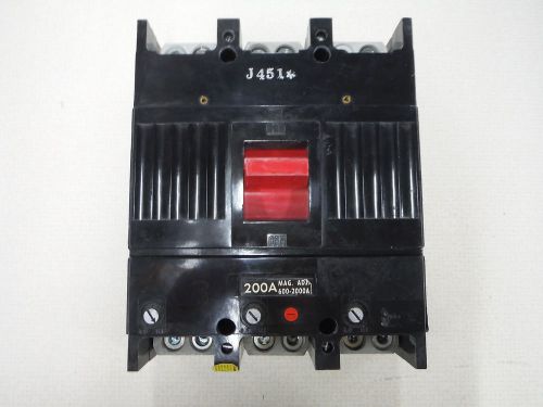 Ge circuit breaker j451 200a 600-2000a 3 pole thjk436200wl for sale