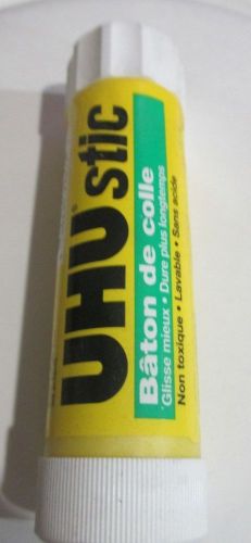 Set of 4 new uhu stic permanant clear application glue stick 1.41 oz 4-count new for sale