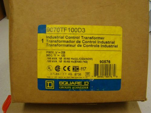 Square D, 9070-TF100D3 Transformer