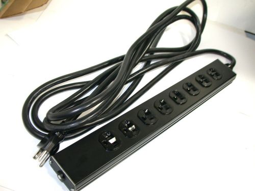 Up to 2 wright line 125v 20a 8 outlet power strip db2000sl for sale