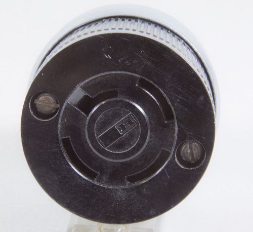 Bryant twist lock connector receptacle 20 amp 250 v - 10 amp 600 v for sale