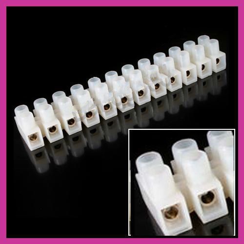 New wire connectors 12-position barrier terminal block 10a 12 ports ot58 for sale