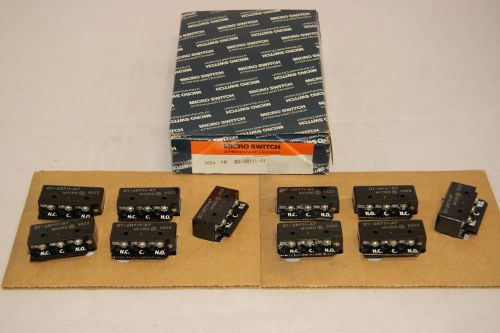 Honeywell DT-2R711-A7 Micro Switch 10 Amp 125 or 250 VAC New Box of 10 8823 2R7