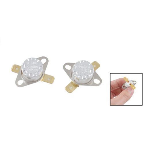 2 Pieces 140 Celsius Normal Closed Ceramic Thermostat Switch KSD301 Gift