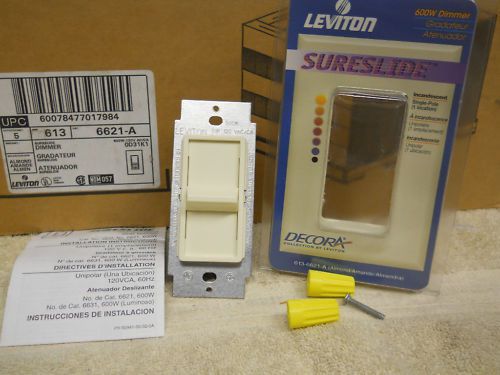 {15} leviton sureslide incandescent slide dimmers 6621- for sale