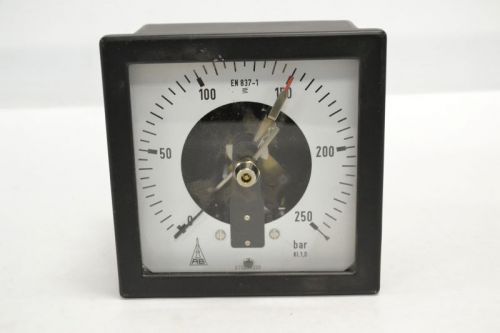 En 837-1 type s3 limit switch pressure 0-250bar 1/4 in npt gauge b252689 for sale