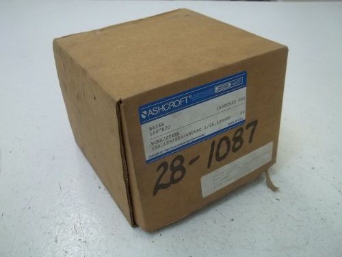 ASHCROFT B424B PRESSURE SWITCH 20PSI 15A,125/250/480VAC *NEW IN A BOX*