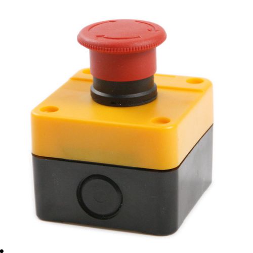 Red Sign Emergency Stop Push Button 660V Switch Urgent Stop Switch Box