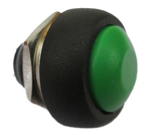 New Green OFF (ON) Momentary Anti-Vandal Push Button Switch