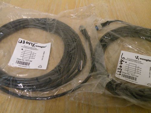 2 wenglor s23-5m cables for sale