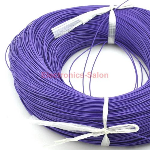 20M / 65.6FT Purple UL-1007 24AWG Hook-up Wire, Cable.