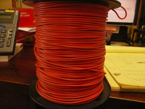 22 awg gauge stranded hook up wire orange 900+ft  ft 0.0253&#034; ul1007 600 volts for sale