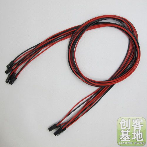 5pcs dupont wire jumper 2pin 70cm female to female for arduino 3d printer for sale