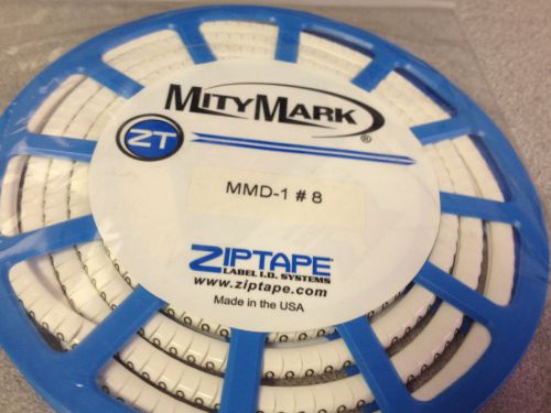 MITY MARK MMD1-8 PVC Disc Wire Marker &#034;8&#034; 10-16AWG 500/ROLL *NEW IN PACKAGING*