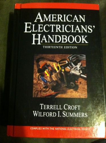 AMERICAN ELECTRICIANS&#039; HANDBOOK  by Terrell Croft Wildord L Summers