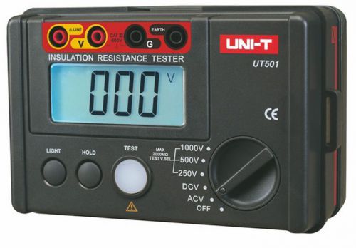 Uni-t ut501 insulation resistance tester digital megger for sale