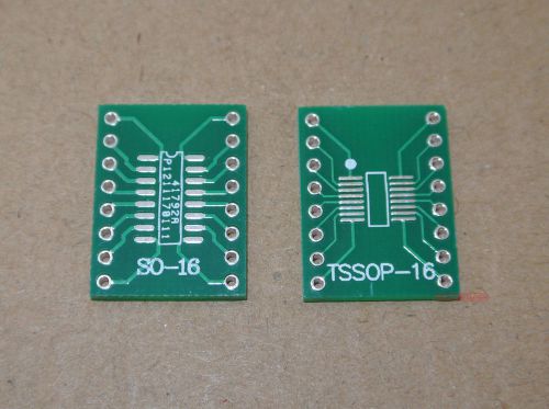 50pcs SOP16  SOIC16 SO16 MSOP16 TO DIP16 Double Side Adapter Converter PCB Board