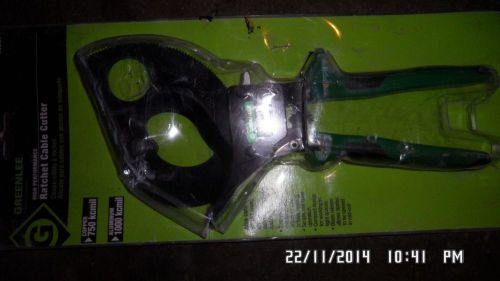 Greenlee ® 45207 performance two speed ratchet ratcheting cable cutter cutters for sale
