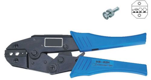 1 x coaxial cable ratchet crimping crimper plier cable rg59 rg6 video cable for sale