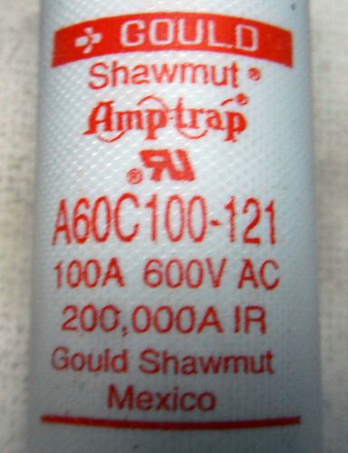 (x5-5) 1 new ferraz shawmut a60c100-121 amp-trap fuse for sale