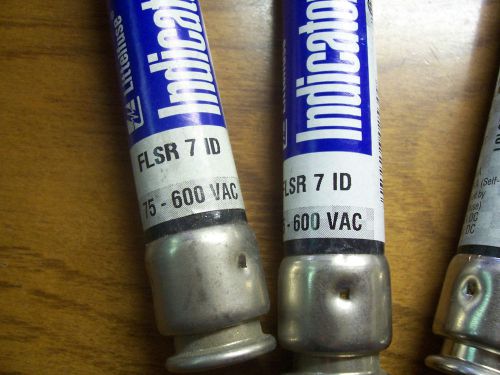 Lot of 3  littlefuse flsr 7 id  fuse  new   class rk5 for sale
