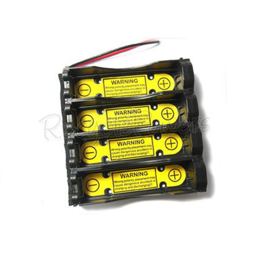 2 x 1S4P 3.7V 18650 Holder Case Battery w/ Li-ion PCM Protection Circuit Module