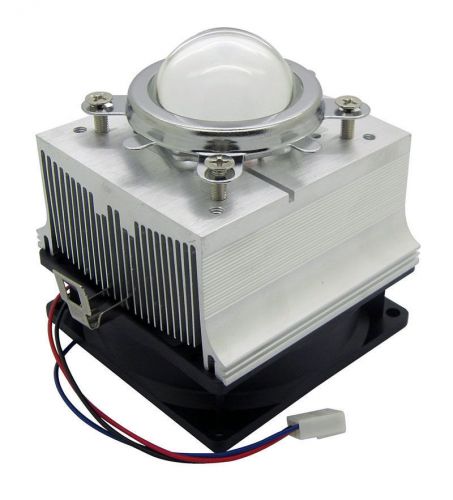 Aluminium heat sink cooling fan+44mm lens+reflector bracket for 20-100w led lamp for sale