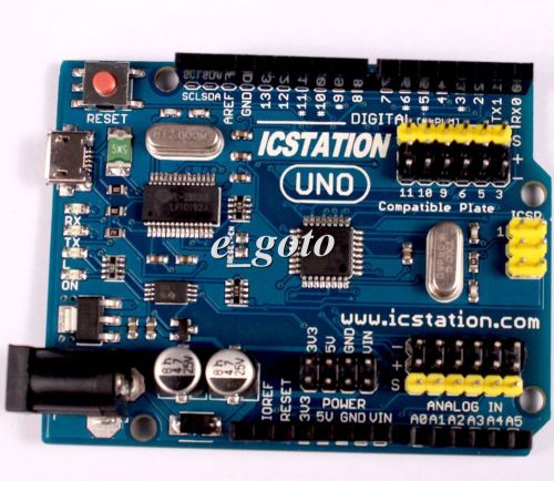 ICSJ009A UNO R3 Board ATmega328P-PU ATMEGA16U2 mini/micro USB For Arduino 7V-20V