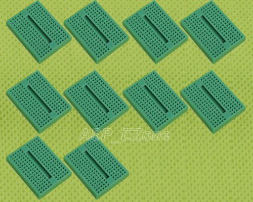 10pcs green solderless prototype breadboard 170 syb-170 for arduino brand new for sale