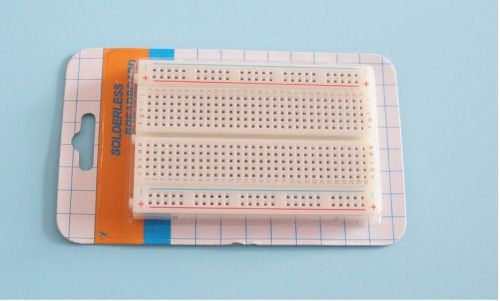 Mini universal solderless breadboard 400 contacts tie-points available for sale