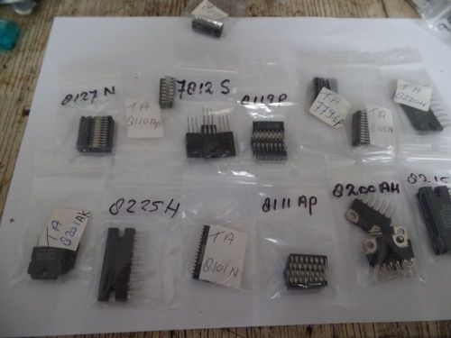 71   IC,S  JAPAN SERIE  TA7780BA OP TO TA8227P  25 DIFFERENT SEE DISCRIPTION
