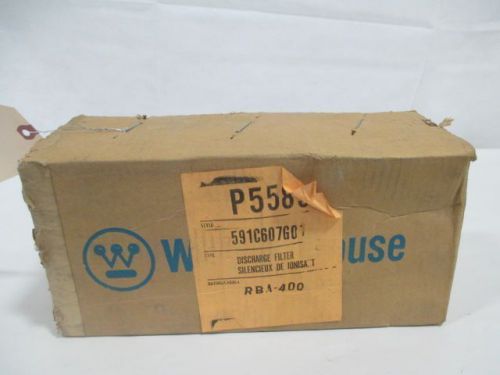 NEW WESTINGHOUSE 591C607G01 P5585 DISCHARGE FILTER RBA-400 D204047