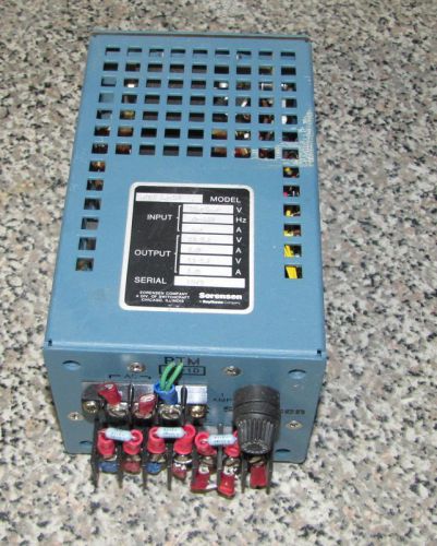 SORENSEN Power Supply  Model PTM 12-10 - 11-13V 1.0A